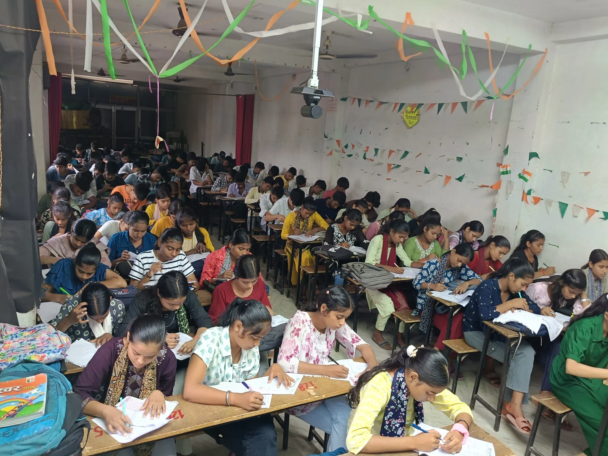 Students actively learning in Disha Class classroom
